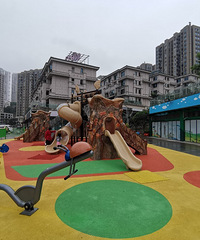 发现一个新的儿童乐园,娃儿耍起不肯走,啷个办呢+旅游记录成长