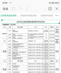 2021中小学教学用书目录,2022年秋季起旧教材将逐年退出