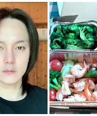 学尹正吃减肥餐,效果不错,真的瘦了5斤