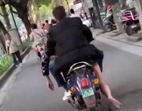 柳州男子骑电动车运载尸体