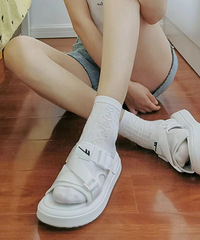 回力的奶油白凉拖真的绝!夏天终于到了