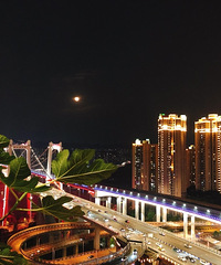 阳台望出去就是鹅公岩大桥,美翻了