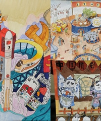 8岁小画家的成长之路,得过不少奖