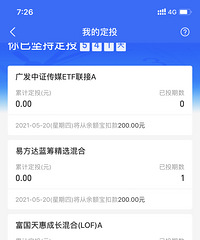 有没有人,帮忙看下定投的这几只基金
