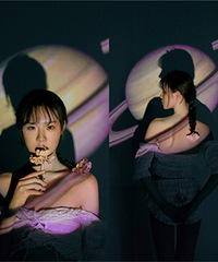 第一次拍光影写真,好喜欢这种若影若现的性感