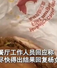 山西一女子吃汉堡时发现大量活虫……