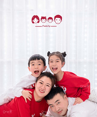 愿时光缓缓,你们慢慢长,一家四口全家福【2021第2届写真秀