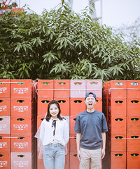 我的纪实婚纱照,完全都边拍拍耍,就搞定了!