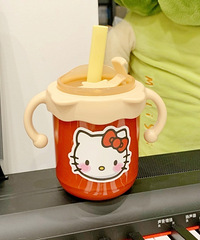 没有哪个女孩能拒绝hello kitty叭,新杯子颜值太高了