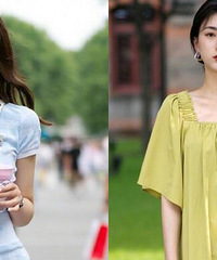 夏天跟着美女这样穿清爽又养眼