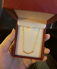 找到Tiffany&Co 笑脸项链平替款,戴上很显气质超好看