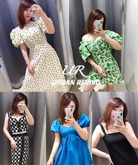 UR夏季新品!显瘦又显白的裙子,我给你们试到了