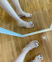 必须要来炫耀一下我的仙女凉拖,夸就完事儿了