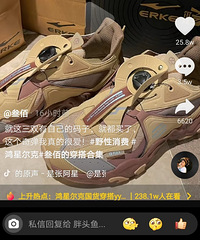 在抖音看到鸿星尔克一双鞋子,结果全网搜不到一样的…