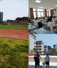 送孩子去复读了,学校有操场有运动馆