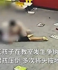 5岁男孩在机构被同学打至颅内伤!被打该不该还手