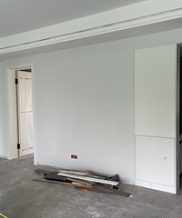 求大神拯救一下我家的柜子吧,主卧柜子挡板、客厅洗浴柜奇丑无比