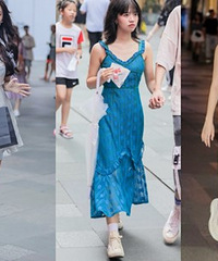 最新成都街拍,来看太古里的美女们