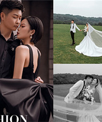 拍了4套婚纱照,唯美、女王风我们都有