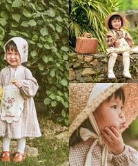 太可爱了,女儿像从森林里走出来的精灵