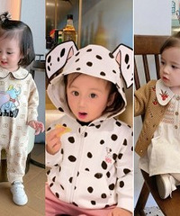 守着直播给女儿,买了好几件乖衣服