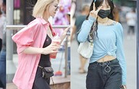 最新重庆街拍,打望北城天街的美女们初秋怎么穿