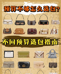 预算不够怎么选包!选包指南