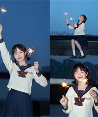 我也拥有烟花写真了,氛围感和电影感都很足