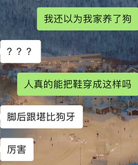 有人跟我一样,总是把鞋穿成这样吗!像被狗啃一样