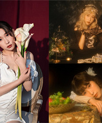 油画质感的Lolita写真 ,造型太绝了!