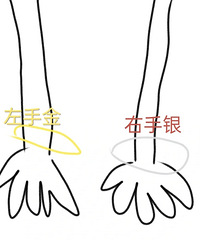 这样戴手镯可以吗?"左手戴金,右手戴银"
