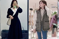 瘦了之后买了好几身秋装,哪套比较好看?