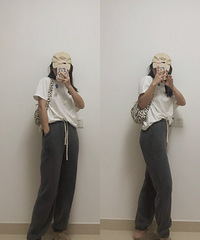 安利一条天气变凉之后我穿搭的常客运动裤,下身肉肉的妹妹必入