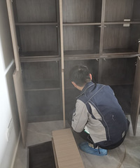 甲醛轻微超标,找了商家来除甲醛,下月搬家