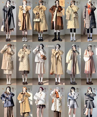 12套拼多多平价穿搭,大衣棉服通通不到60块,带链接