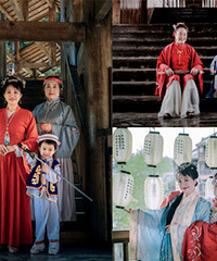 老中小三代古风,谁还不是个古装仙女儿