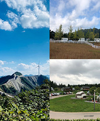 新发现的露营地,设施配套全还能看风车