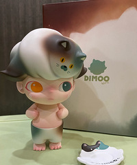 等了半年,我的Dimoo三花大娃终于到手!实物你觉得怎样