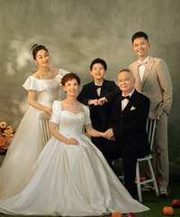 圆了婆婆的婚纱梦,顺便让我的皮夹克穿上了小西服!