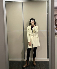 李佳琦直播间买的百思图短靴,爱了!真心好搭配,价格也不贵