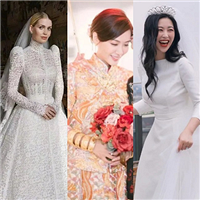 明星名媛的婚纱,你喜欢哪一套