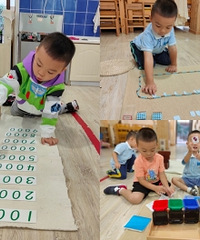 幼儿园的蒙氏教学好神奇,真正的玩中学