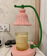 我的粉色少女融蜡灯终于到啦,还可以 当小台灯用