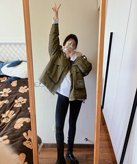 冬天就要毛茸茸,今天把厚衣服找出来穿上了