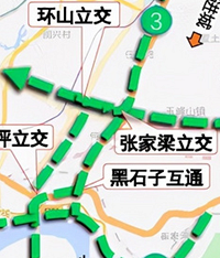 注意!春节进出城通道及绕行线路