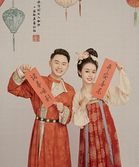 结婚一周年当然要拍照记录啦