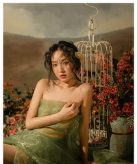坠入油画里的少女美哭了!每一套我都是女主角