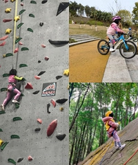 体能训练第一位,5岁女儿解锁多项运动