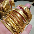 入坑一年就买9个金镯