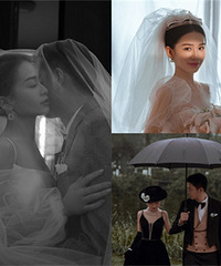 精挑细选的4套婚纱照,是对我们长跑7年最好的纪念
